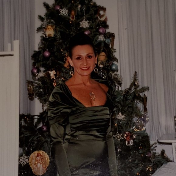 1990'S HIGH-END FORMAL UNUSUAL DRESS - Picture 2 of 10